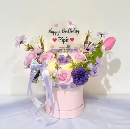 Bloom Box Akrilik Ucapan Ulang Tahun Bojongloa Kidul
